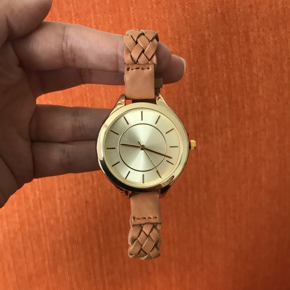 Gold faced Watch